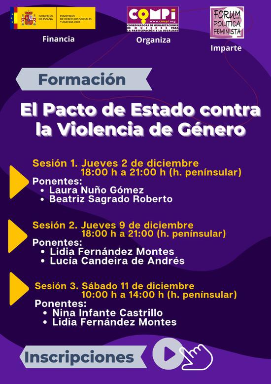 CURSO SOBRE PACTO DE ESTADO CONTRA LA VIOLENCIA MACHISTA | Foro ...
