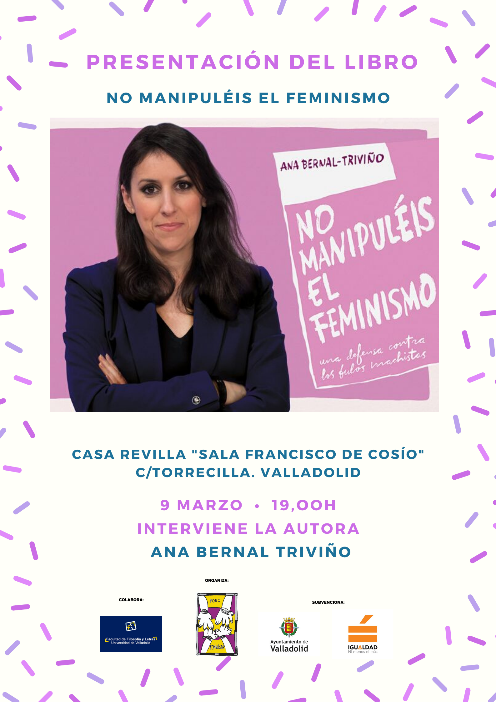 NO MANIPULÉIS EL FEMINISMO. PRESENTACIÓN DEL LIBRO DE ANA BERNAL TRIVIÑO