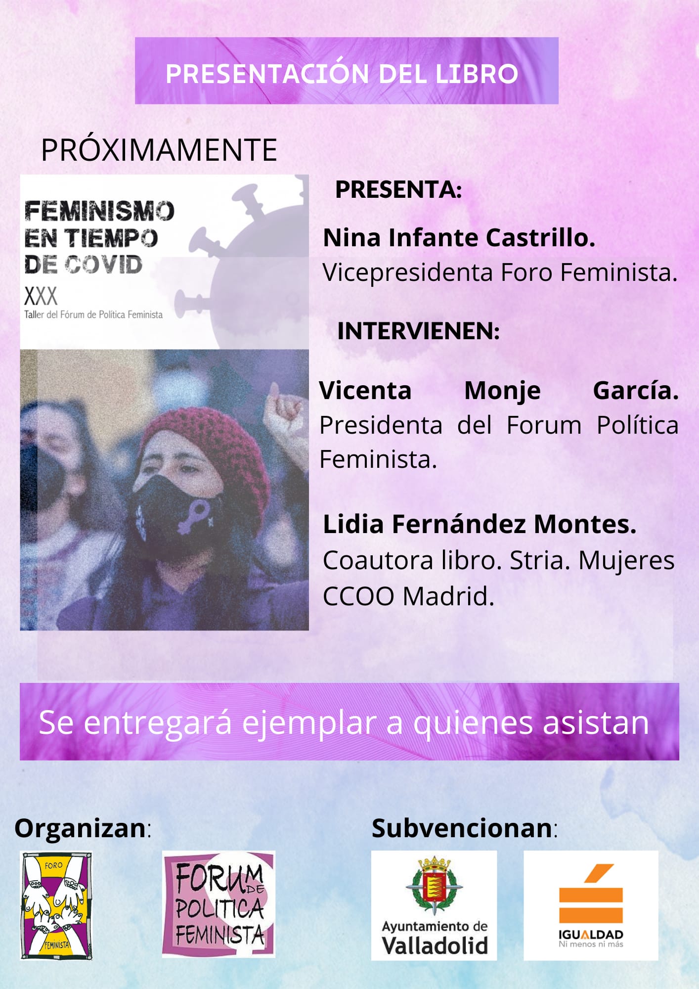 PRESENTACIÓN LIBRO: FEMINISMO EN TIEMPOS DE COVID