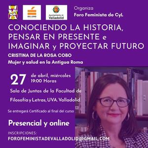 MUJERES Y SALUD EN LA ANTIGUA ROMA. CRISTINA DE LA ROSA CUBO