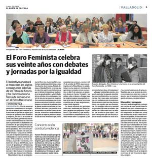 El Foro Feminista celebra sus veinte años en Valladolid con debates y jornadas por la igualdad