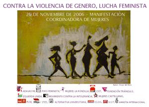 25 de noviembre de 2006 manifestación «Contra la Violencia de Género, Lucha Feminista»