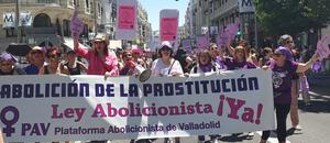 MANIFESTACION 28.05. 2022 POR  UNA LEY ABOLCIONISTA DEL SITEMA PROSTITUCIONAL LOASP