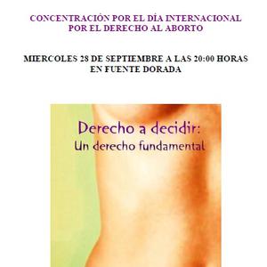28 de septiembre 2016: día internacional por la despenalización del aborto ¡EDUCACIÓN SEXUAL YA!
