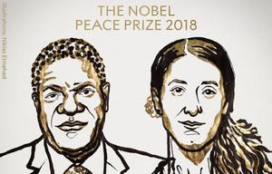 La lucha contra la violencia sexual a la mujeres, premio Nobel de la Paz