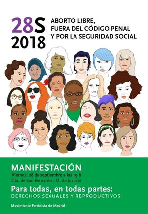 MANIFESTACIÓN PARA TODAS, EN TODAS PARTES:DERECHOS SEXUALES REPRODUCTIVOS