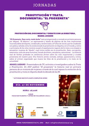 PROSTITUCIÓN Y TRATA. DOCUMENTAL "EL PROXENETA"