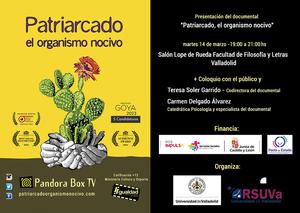 Documental: PATRIARCADO "EL ORGANISMO NOCIVO"