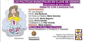 DEBATE CON LAS CANDIDATAS. LAS POLÍTICAS MUNICIPALES EN CLAVE DE GÉNERO