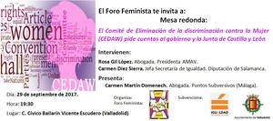 El Comité de Eliminación de la discriminación contra la Mujer (CEDAW) pide cuentas al gobierno y la Junta de Castilla y León