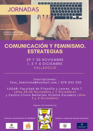 JORNADAS COMUNICACIÓN Y FEMINISMO. ESTRATEGIAS