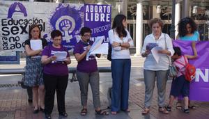 MANIFESTACIÓN CONTRA LA APROBACIÓN DEL PROYECTO DE LEY DEL ABORTO. VALLADOLID VIERNES 4.07.2014