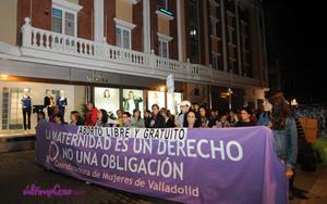 La Coordinadora de Mujeres de Valladolid exige la despenalización del aborto